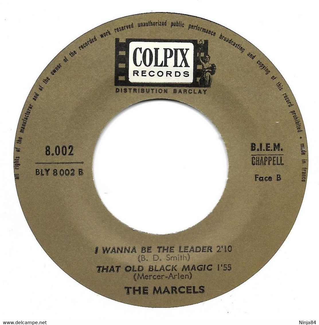 EP 45 RPM (7) The Marcels  "  Give Me Back Your Love  " - Soul - R&B
