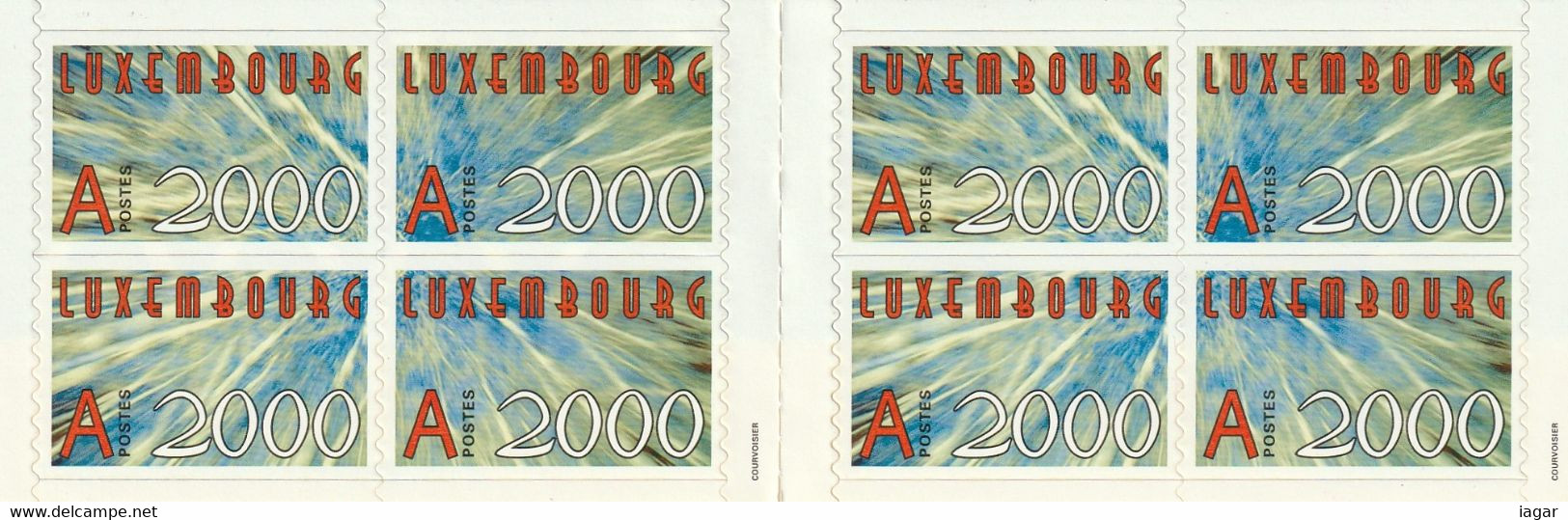 LUXEMBOURG 2000 - BOOKLET 2000 AND LETTER 'A' - Carnets
