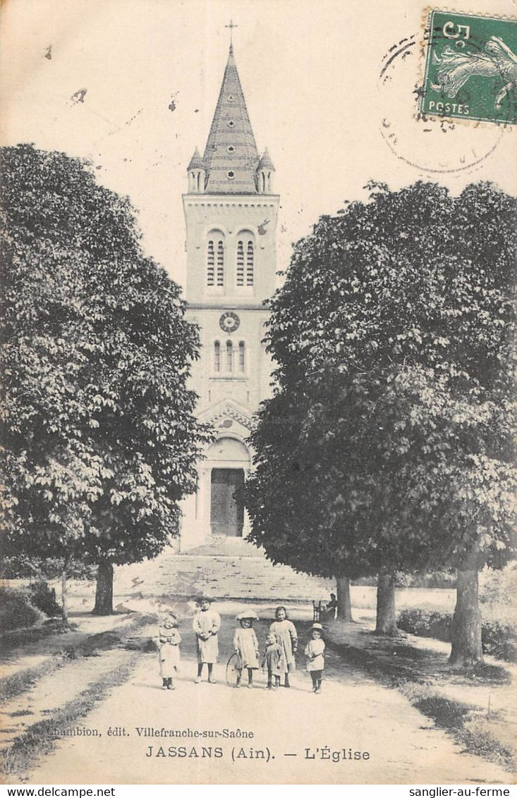 CPA 01 JASSANS L'EGLISE - Non Classés