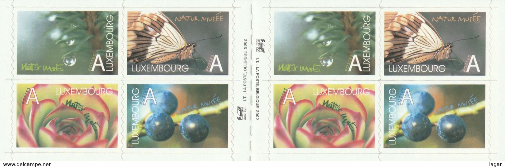 LUXEMBOURG 2002 - NATURAL HISTORY MUSEUM, AUTOADHESIVE BOOKLET - Postzegelboekjes