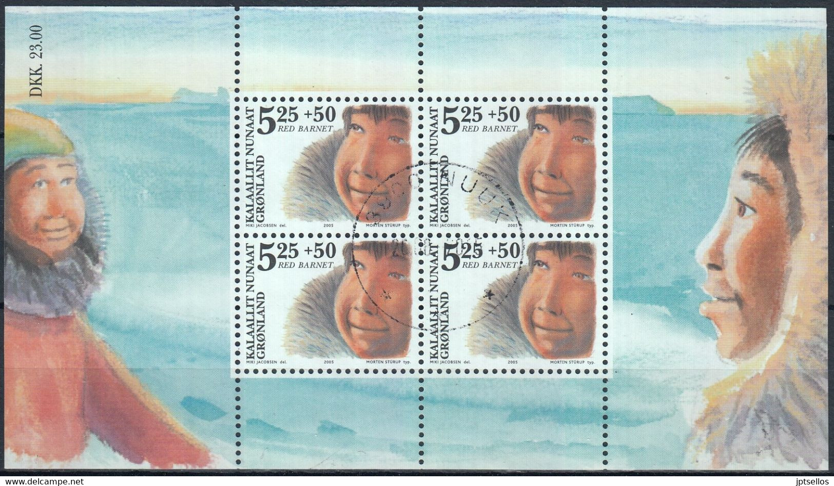 GROENLANDIA 2005 Nº HB-30 USADA, CIRCULADA - Used Stamps