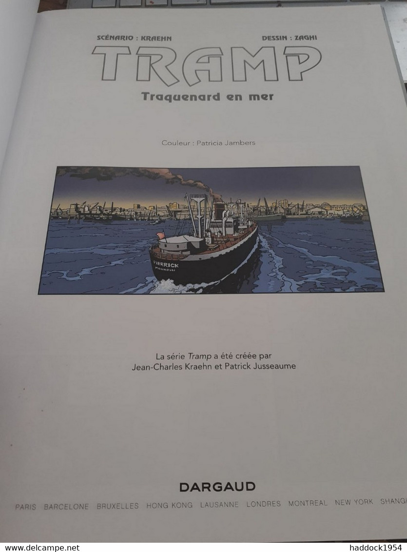 Traquenard En Mer Tome 12 TRAMP KRAEHN ZAGHI Dargaud 2022 - Tramp