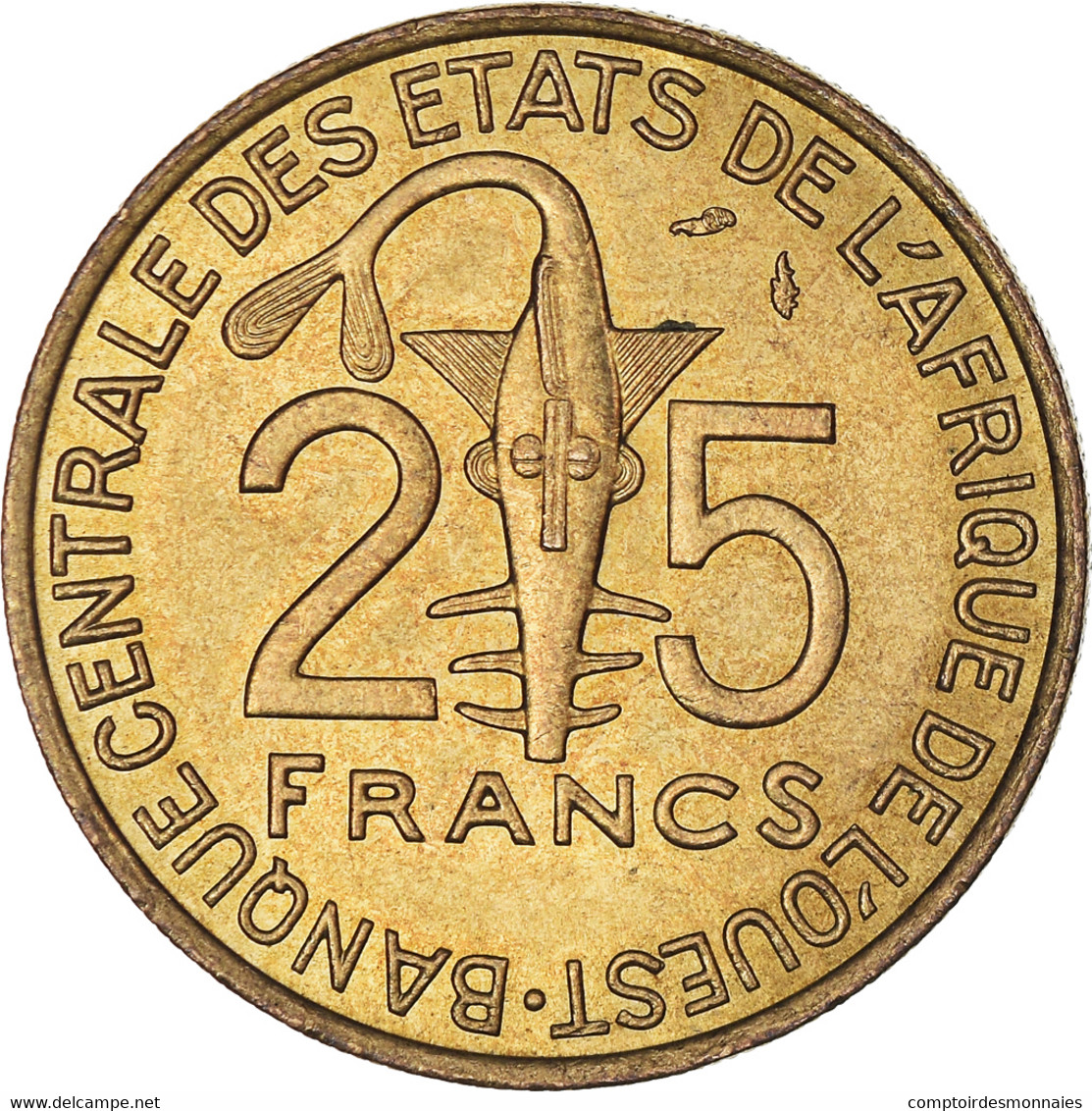 Monnaie, Communauté économique Des États De L'Afrique De L'Ouest, 25 Francs - Ivory Coast