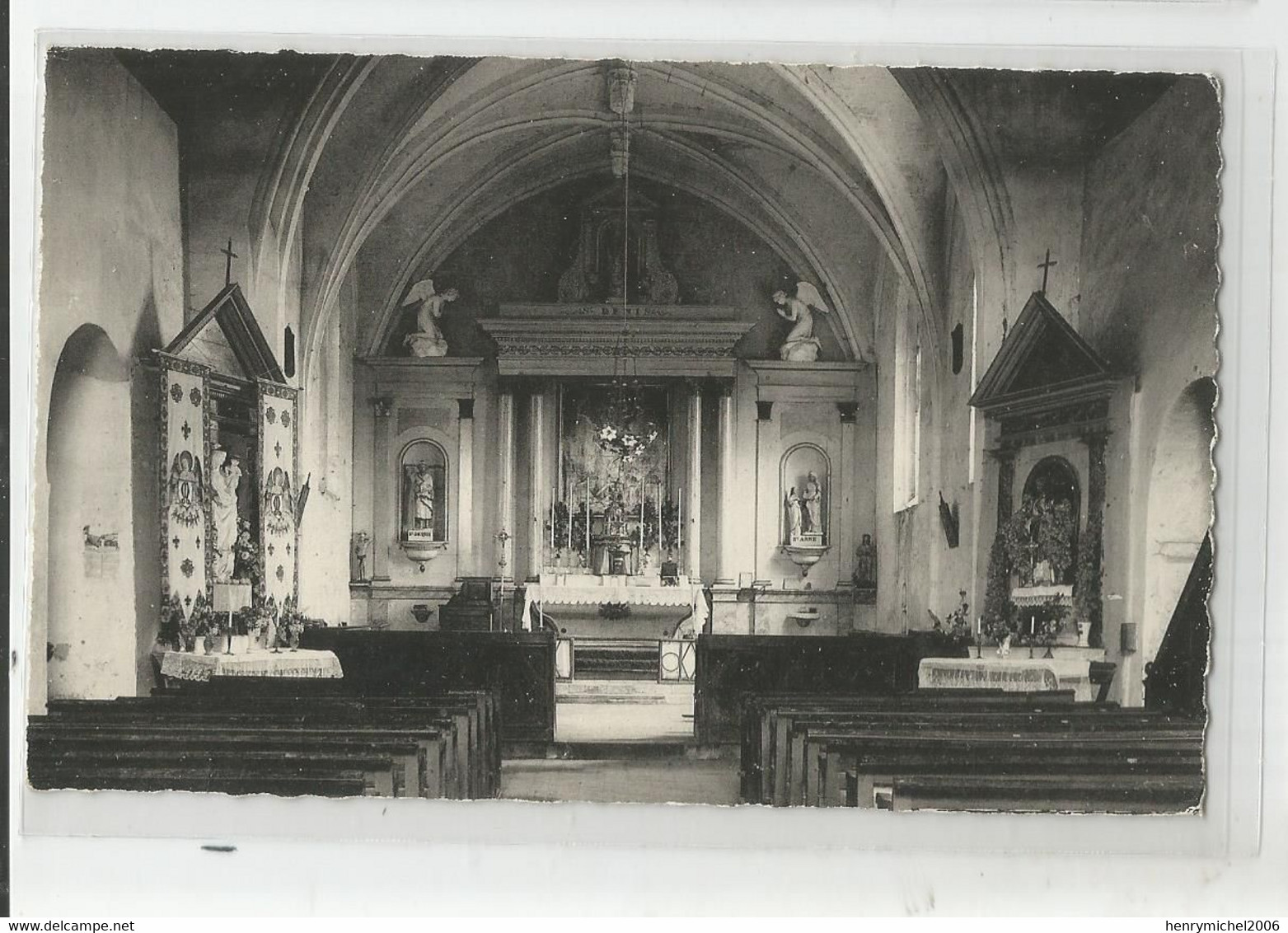 72 Sarthe Cormes Intérieur De L'église Ed Hugnault - Autres & Non Classés