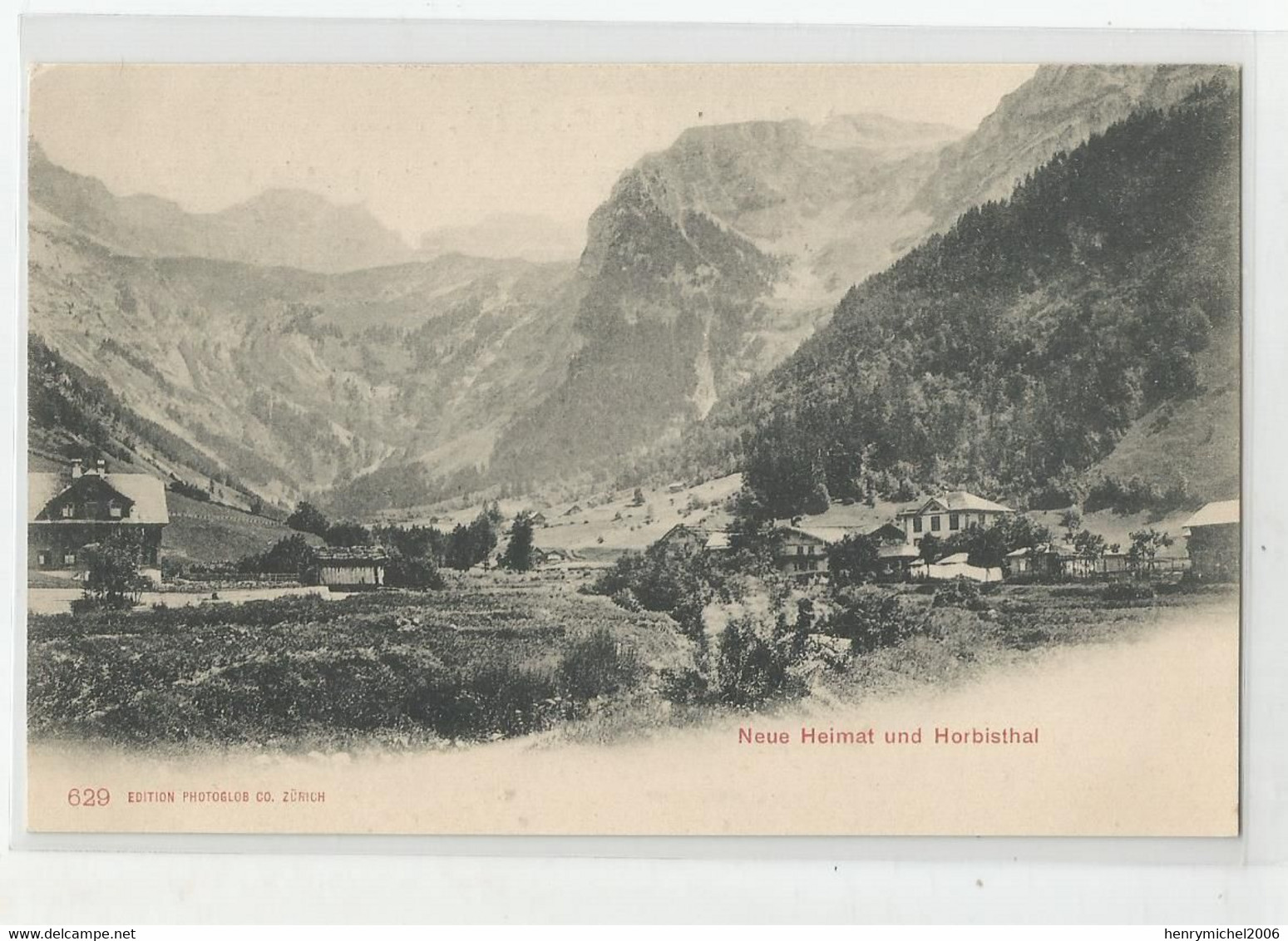 Suisse Ow Obwald Neue Heimat Und Horbisthal Ed Photoglob Zurich 629 - Sonstige & Ohne Zuordnung