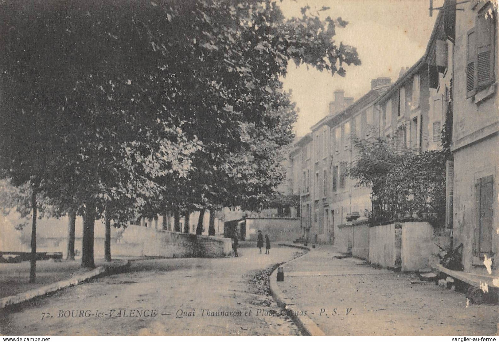 CPA 26 BOURG LES VALENCE QUAI THAUNARON - Sonstige & Ohne Zuordnung