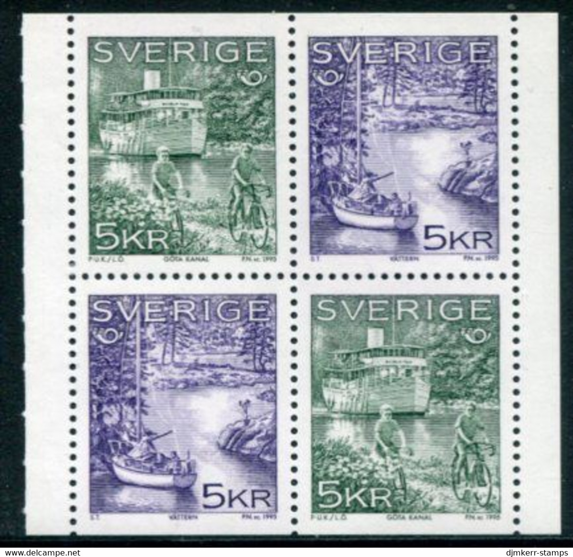 SWEDEN 1995 Tourism MNH / **  Michel 1887-88 - Nuovi
