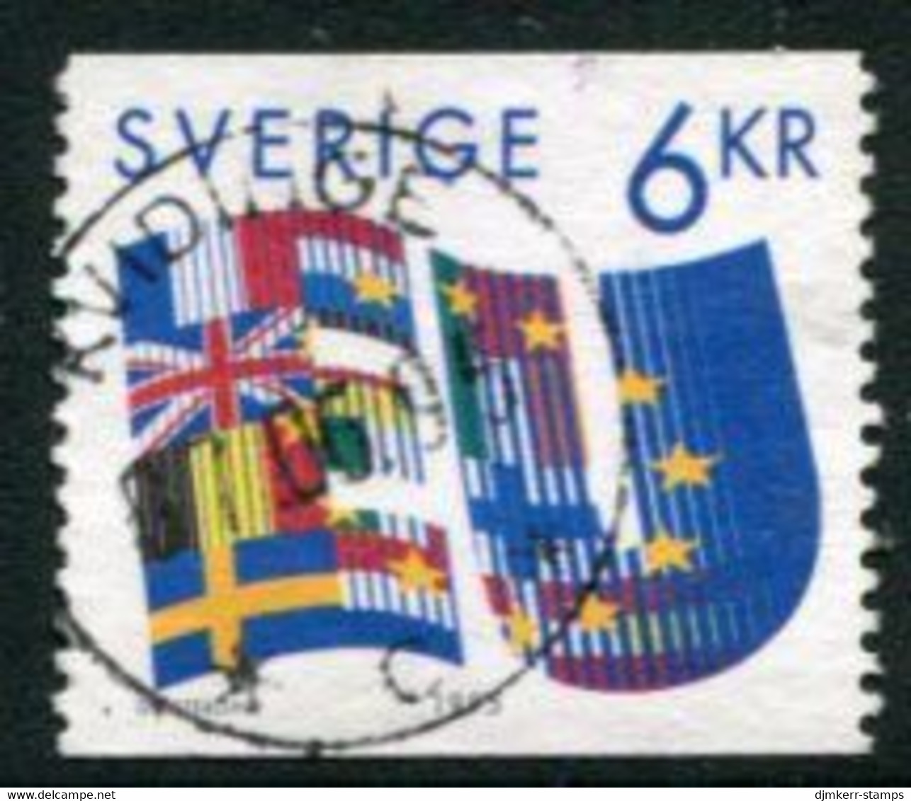 SWEDEN 1995 Entry Into EU Used.   Michel 1880 - Usados