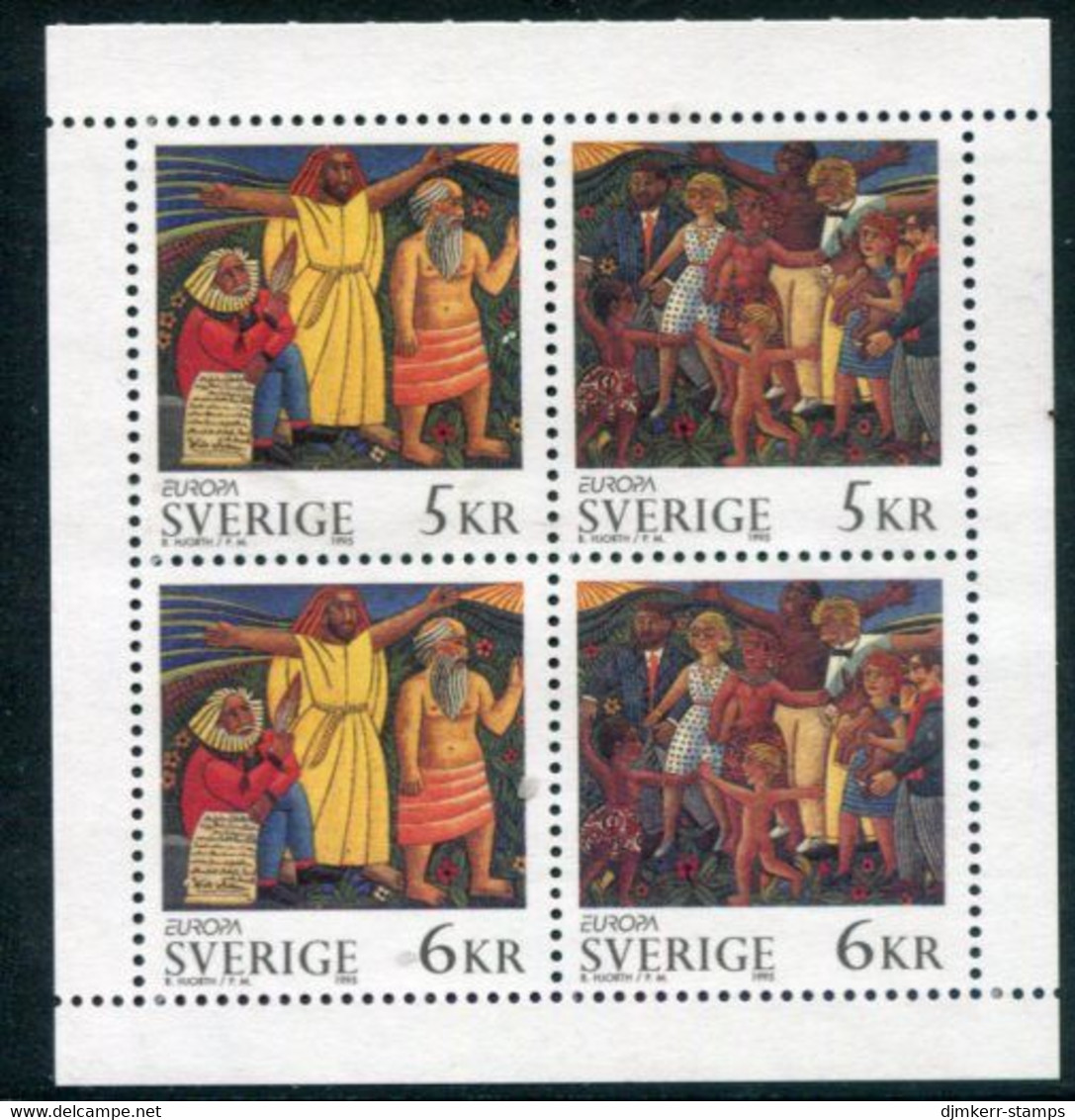 SWEDEN 1995 Europa: Peace And Freedom MNH / **.   Michel 1874-77 - Neufs