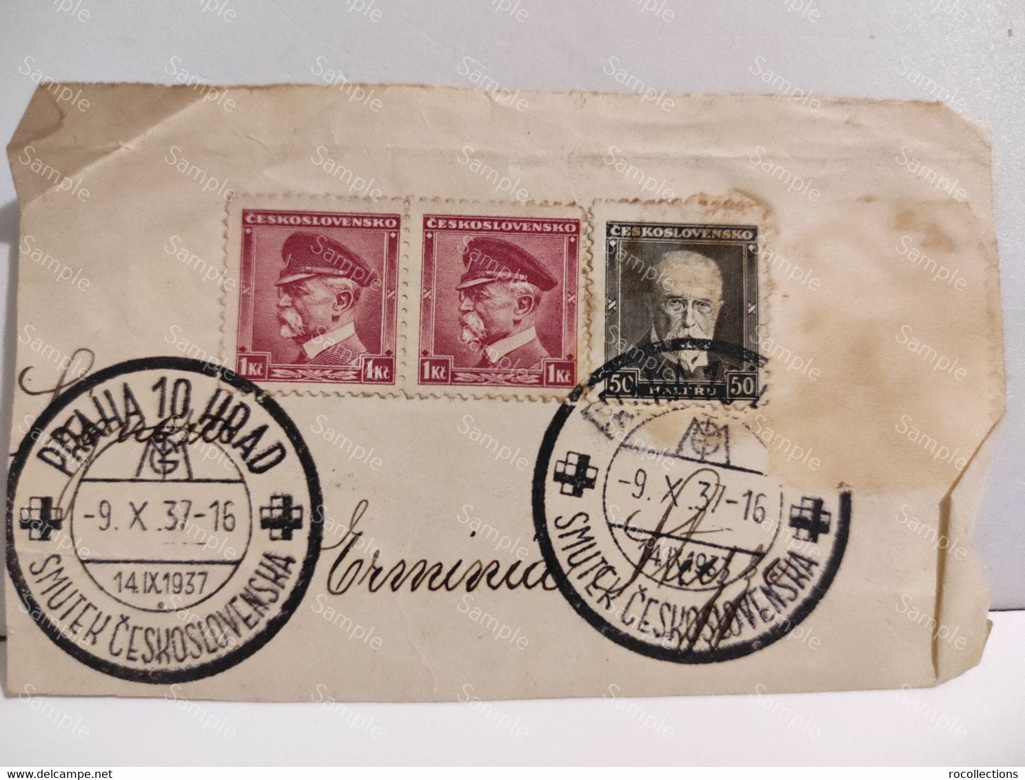 Praha Czech Republic 3x Postage Stamps To Identify 1937 - Sonstige & Ohne Zuordnung