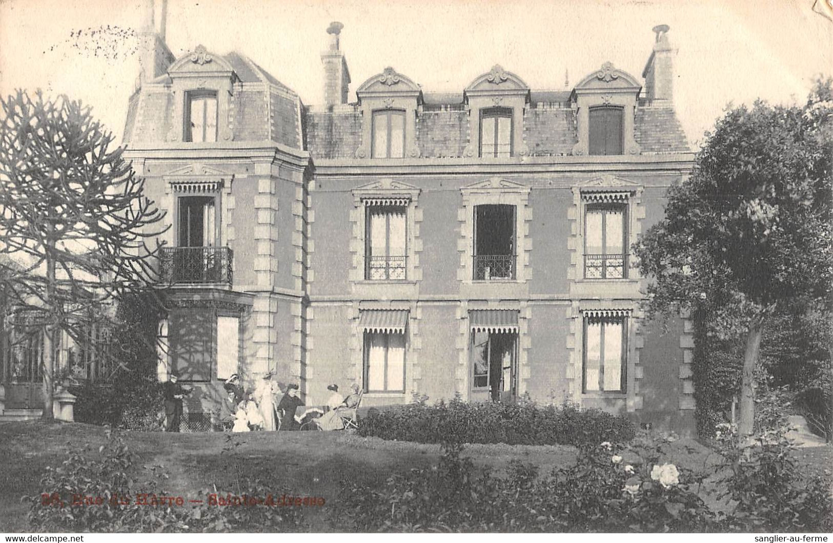 CPA 76 RUE DU HAVRE SAINTE ADRESSE (cliché Rare - Sainte Adresse