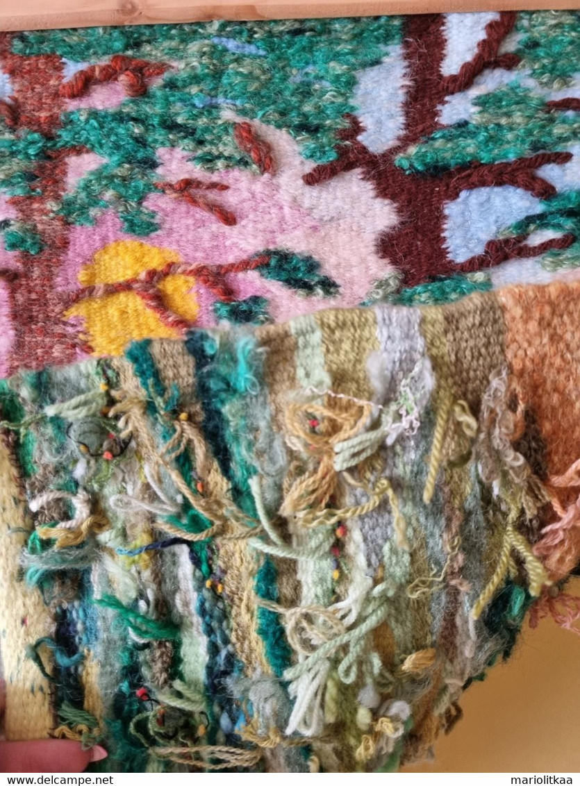 Gobelin Tapestry "Sunset" - 100% Wollen - Handmade - Tapis & Tapisserie