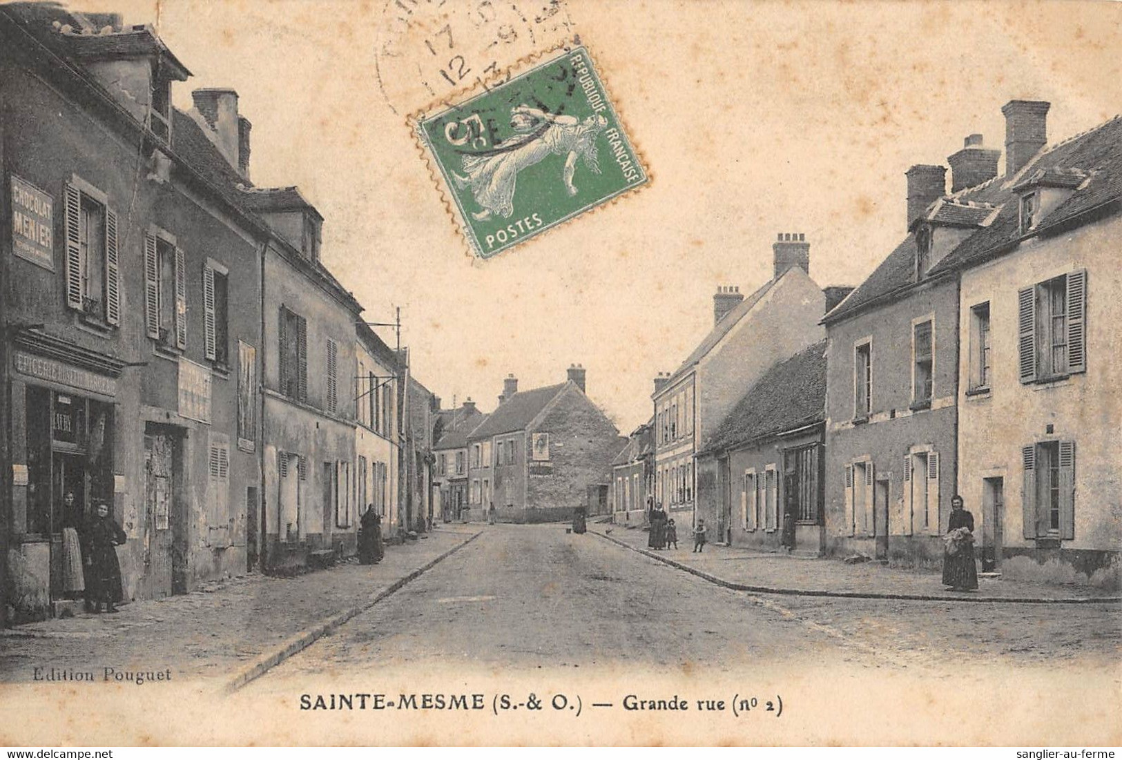 CPA 78 SAINTE MESME GRANDE RUE N°2 - Other & Unclassified