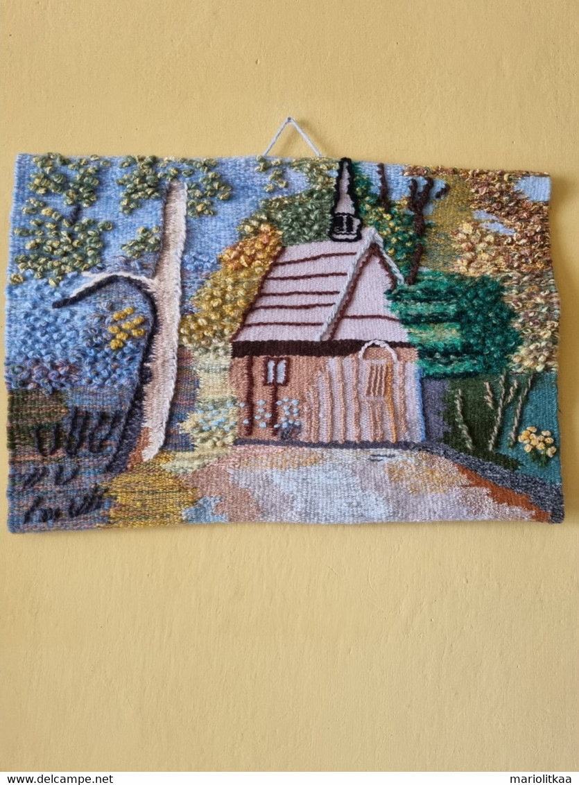 Gobelin Tapestry "Hut" - 100% Wollen - Handmade - Alfombras & Tapiceria