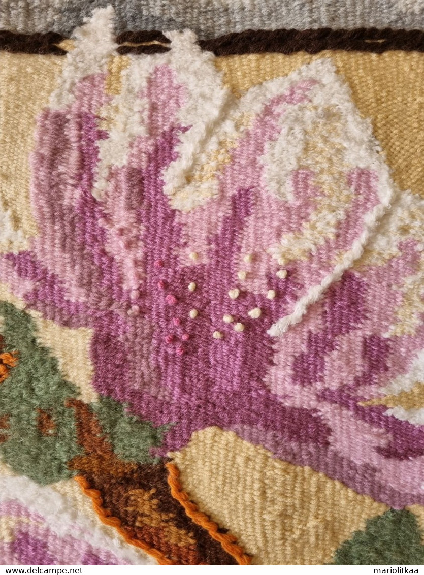 Gobelin Tapestry "Magnolia" - 100% Wollen - Handmade - Tapijten