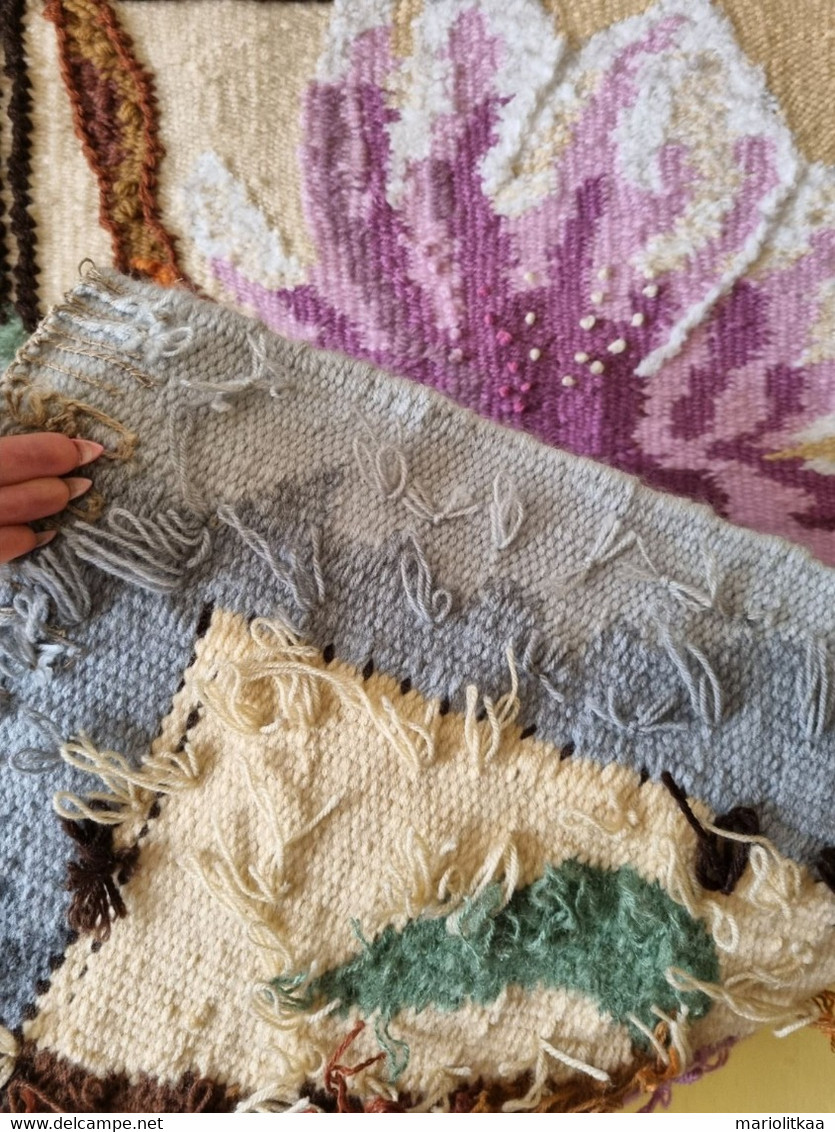 Gobelin Tapestry "Magnolia" - 100% Wollen - Handmade - Tapis & Tapisserie
