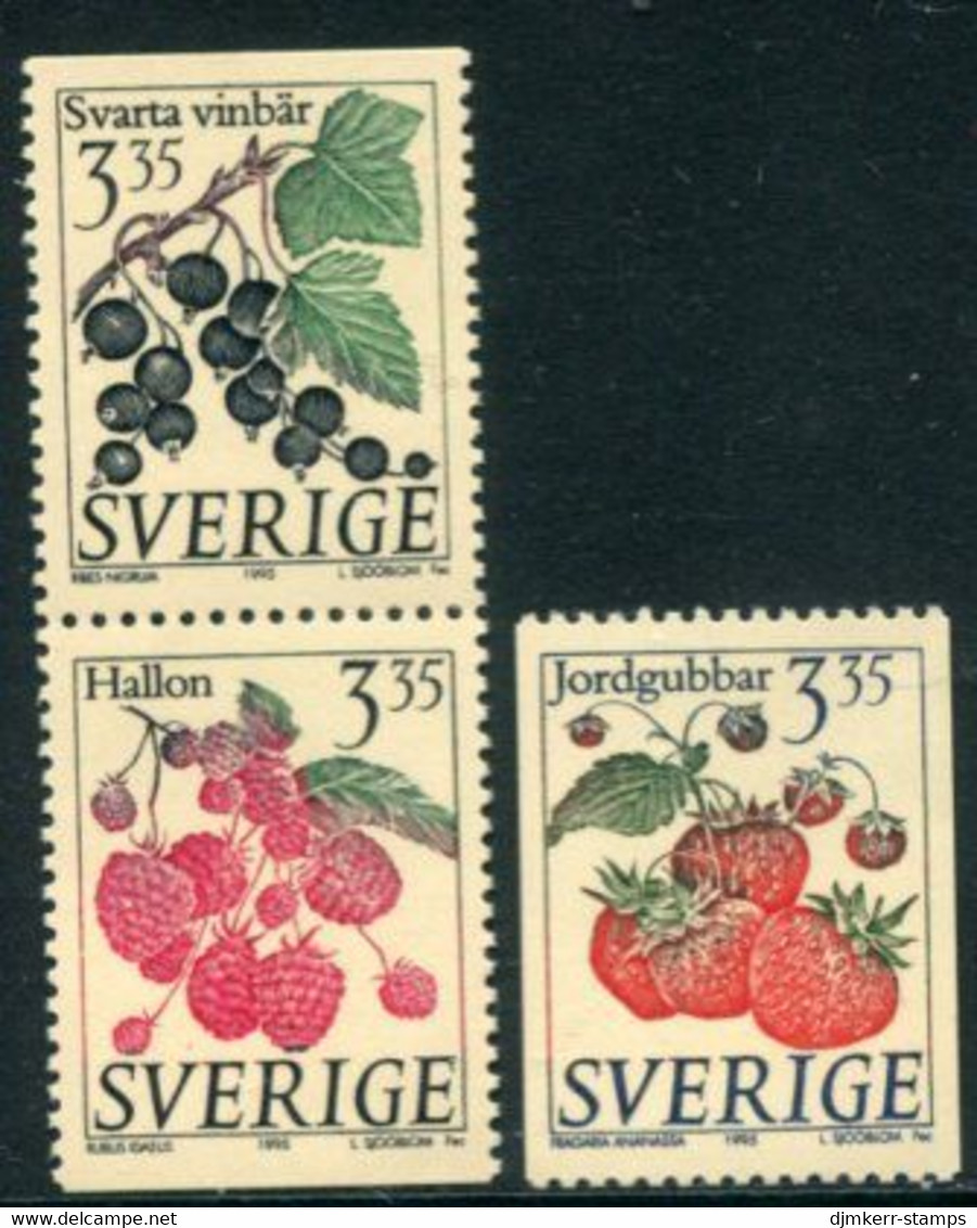 SWEDEN 1995 Definitive: Berries MNH / **.   Michel 1862-64 - Ungebraucht