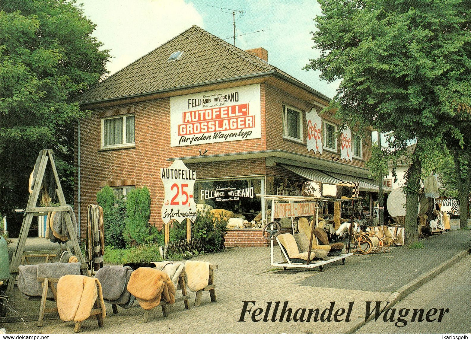 SCHNEVERDINGEN 1962 Privatkarte " Fellhandel Und Versand Wagner Harburgerstr.17A " - Schneverdingen