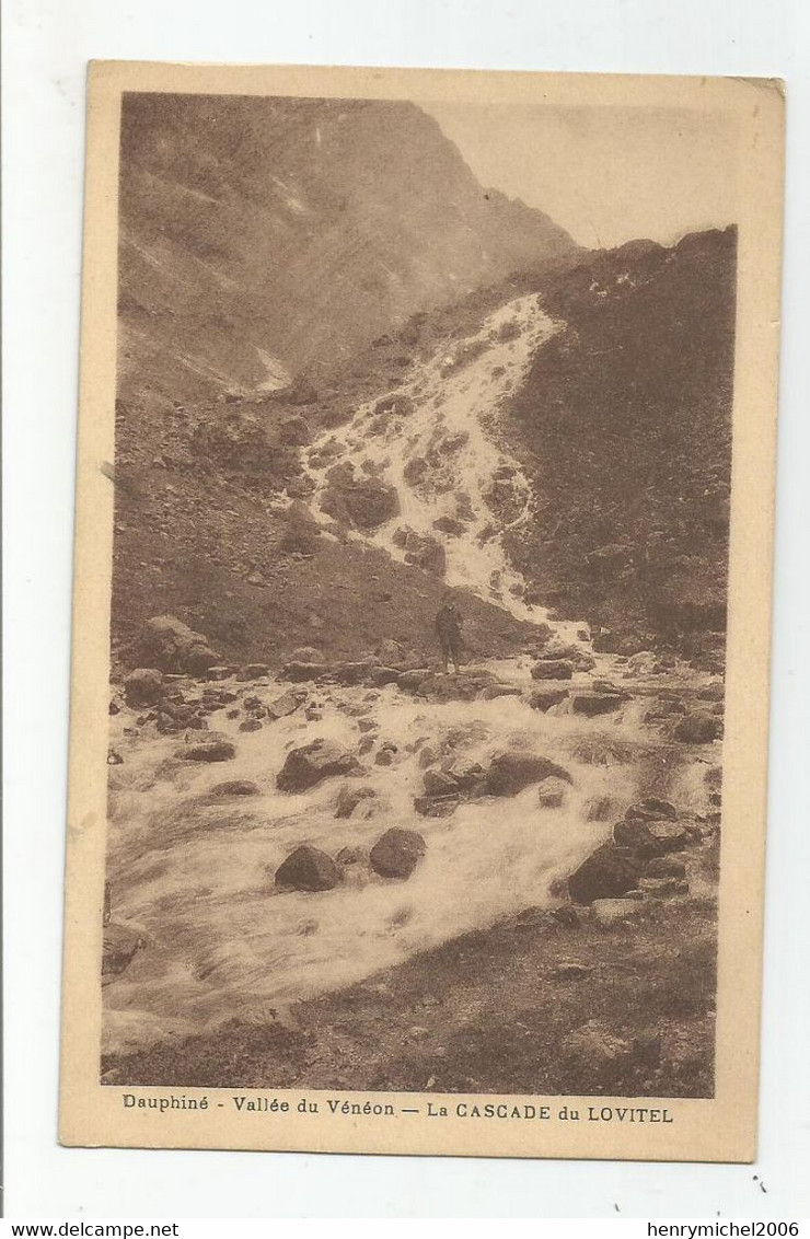 05 Hautes Alpes Vallée Du Vénéon La Cascade Du Lovitel Oisans Ed Mollaret Grenoble - Autres & Non Classés