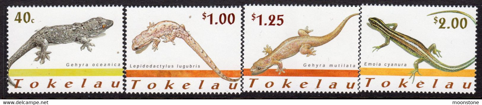 Tokelau 2001 Lizards Set Of 4, MNH, SG 314/7 (BP2) - Tokelau