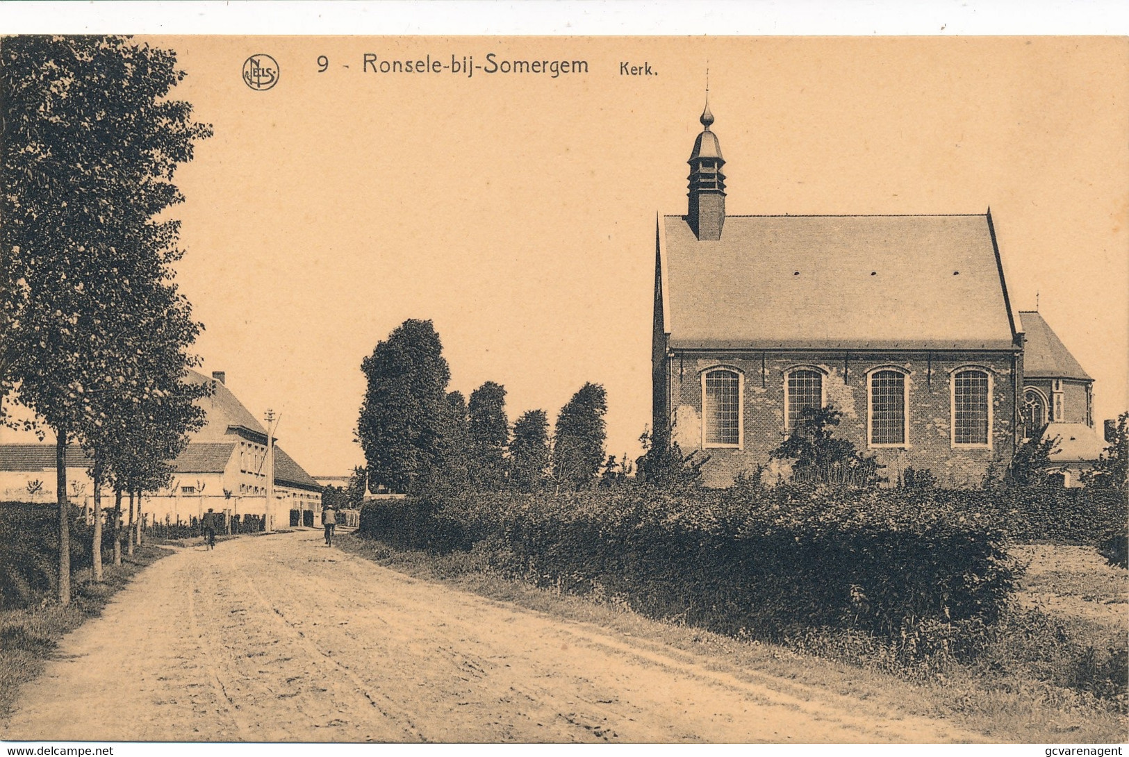 RONSELE  BIJ SOMERGEM KERK     2 SCANS - Assenede