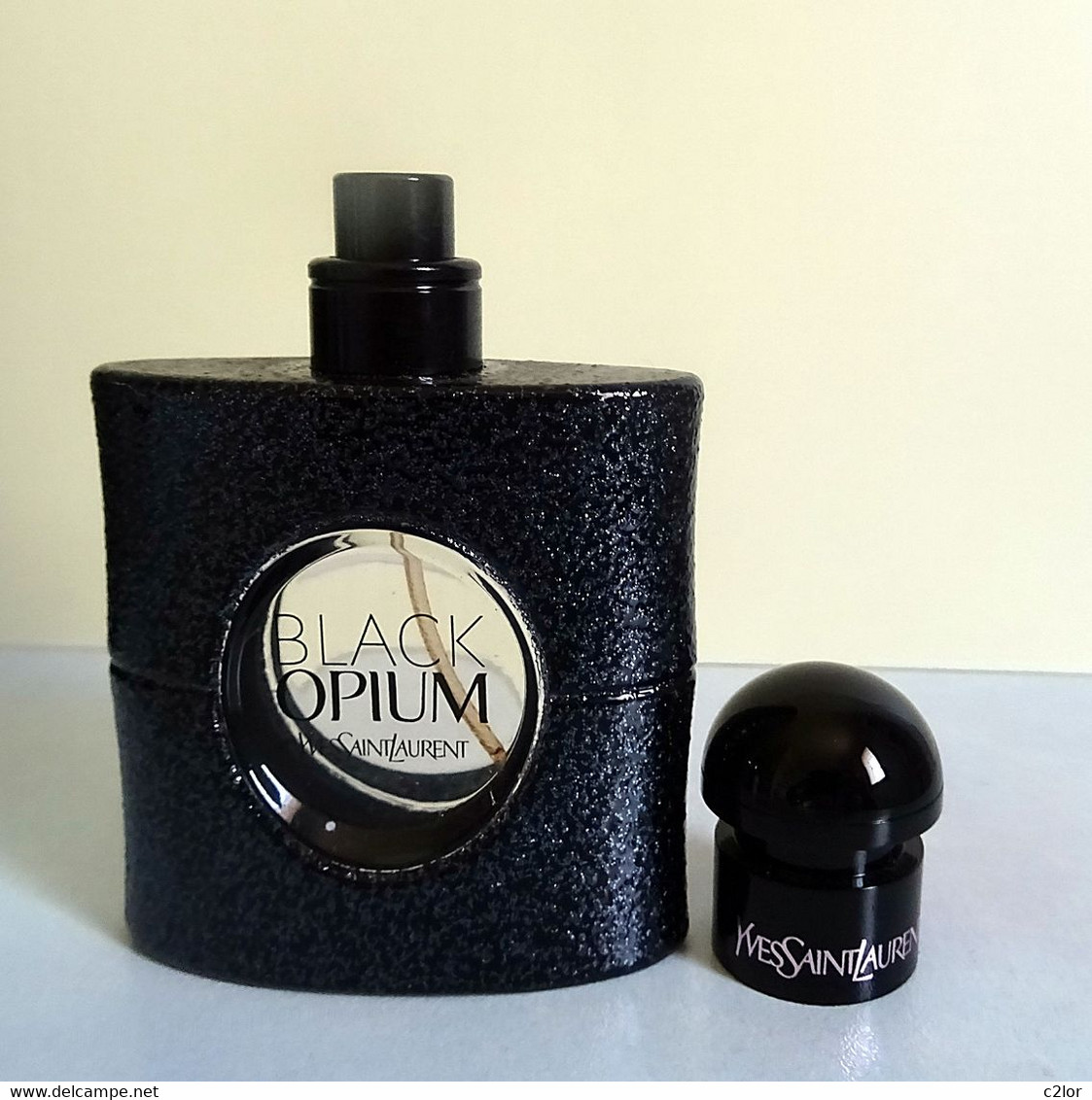 Flacon De Parfum Vaporisateur "BLACK OPIUM" D'YVES ST LAURENT EDP 30 Ml VIDE/EMPTY Pour Collection Ou Décoration - Frascos (vacíos)