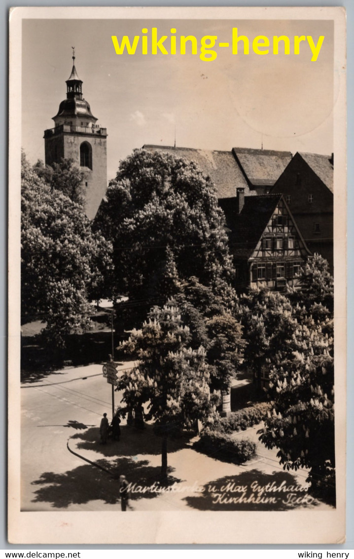 Kirchheim Unter Teck - S/w Martinskirche Und Max Eythhaus 1   Eyth Haus - Kirchheim