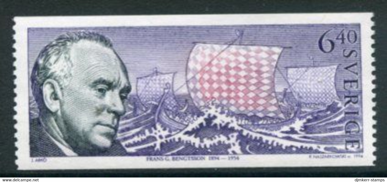 SWEDEN 1994 Bengtsson Birth Centenary MNH / **.   Michel 1851 - Unused Stamps