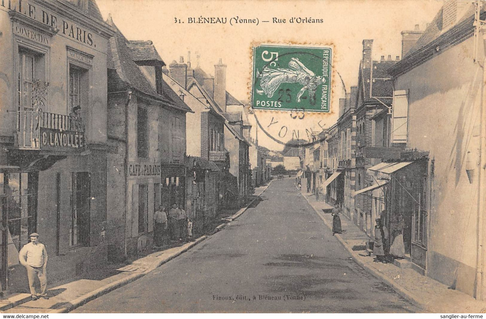 CPA 89 BLENEAU RUE D'ORLEANS - Bleneau