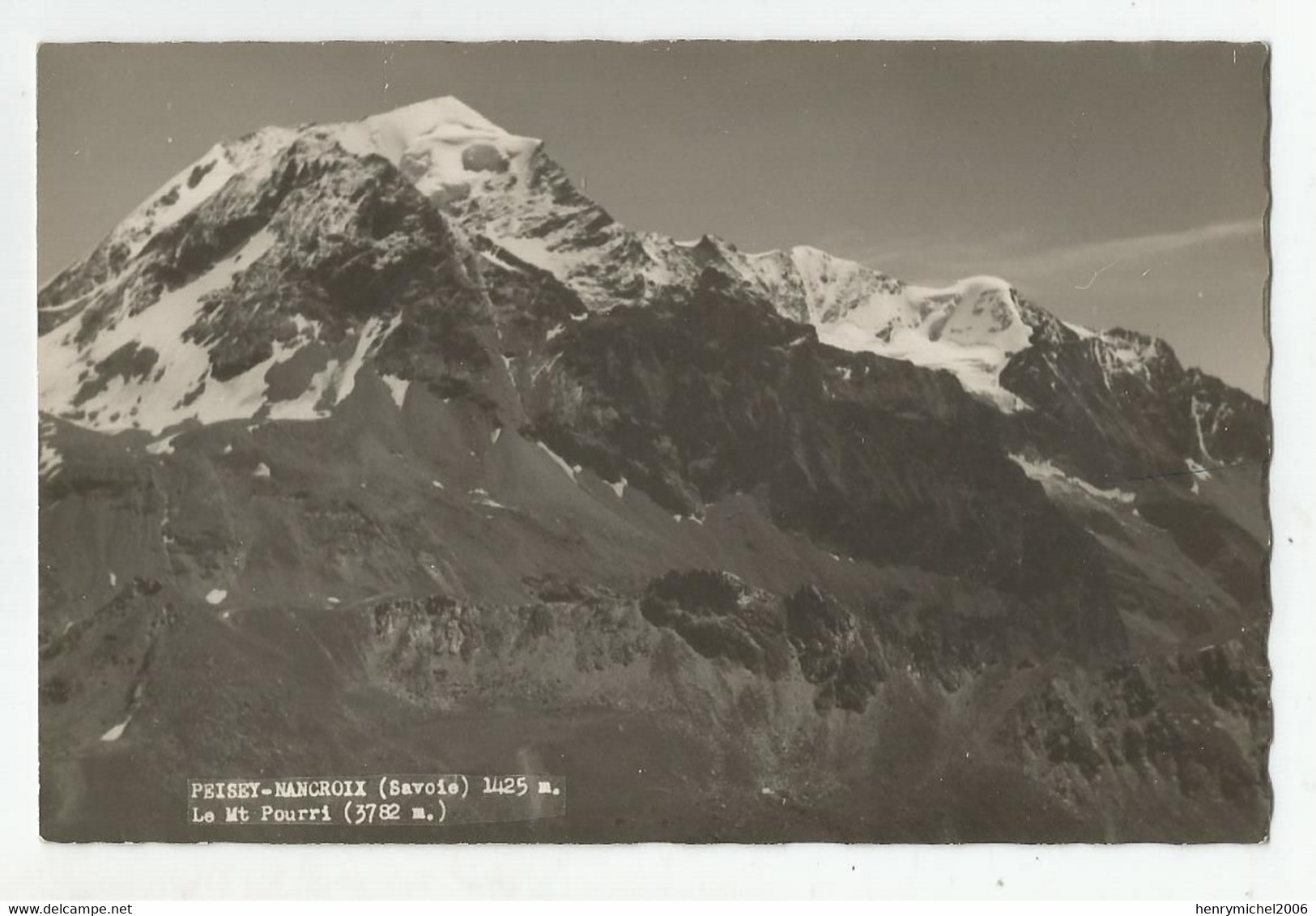 73 Savoie Peisey Nancroix Le Mont Pourri Style Carte Photo - Sonstige & Ohne Zuordnung