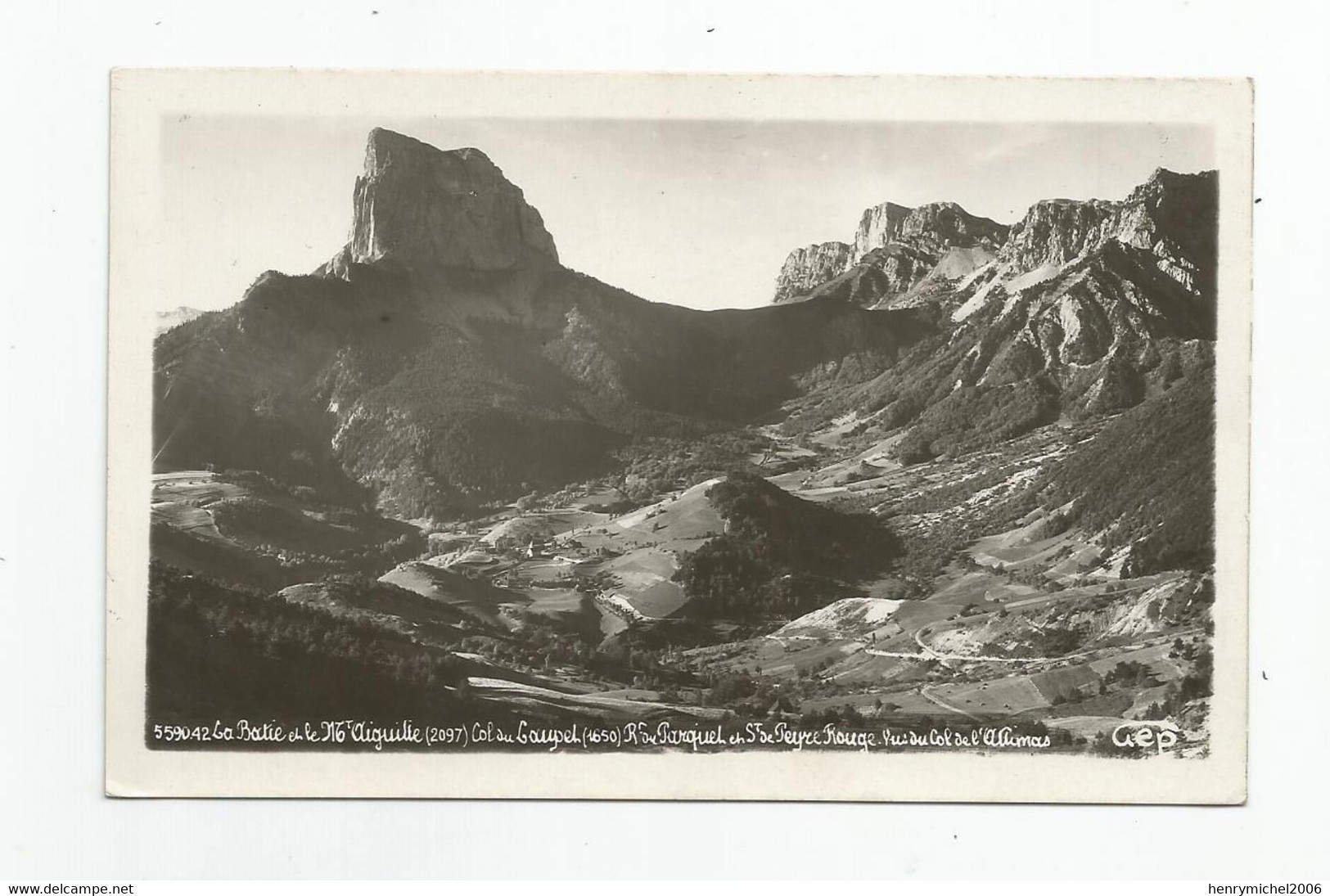 05 Hautes Alpes La Batie Et Mont Aiguille Col Du Laupet Rte Du Parquet St De Peyrerougevus ..  Gep 5590.42 - Sonstige & Ohne Zuordnung