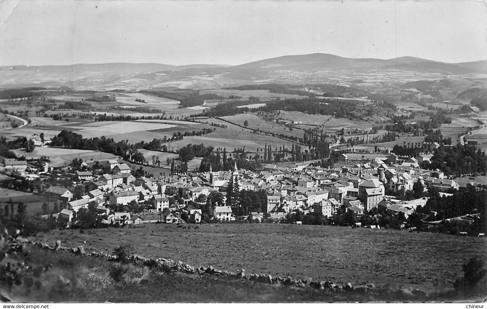 LE MALZIEU VILLE  VUE GENERALE AERIENNE - Other & Unclassified