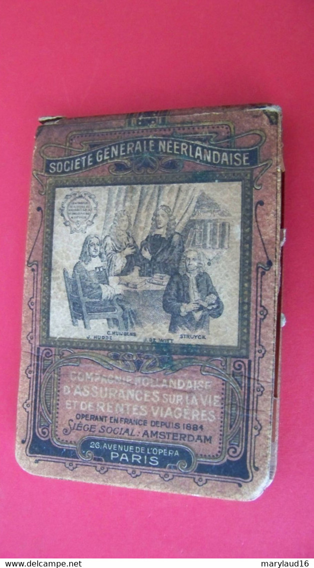 Petit CALENDRIER MEMENTO 1906 - Société Générale Néerlandaise - Petit Format : 1901-20