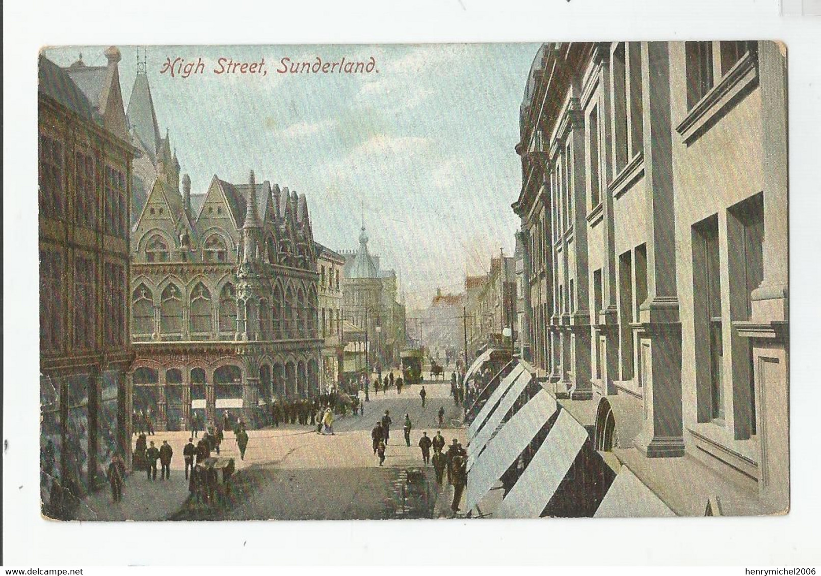 Angleterre Durham High Street Sunderland Ed By Ruddock Newcastle On Tyne - Sonstige & Ohne Zuordnung