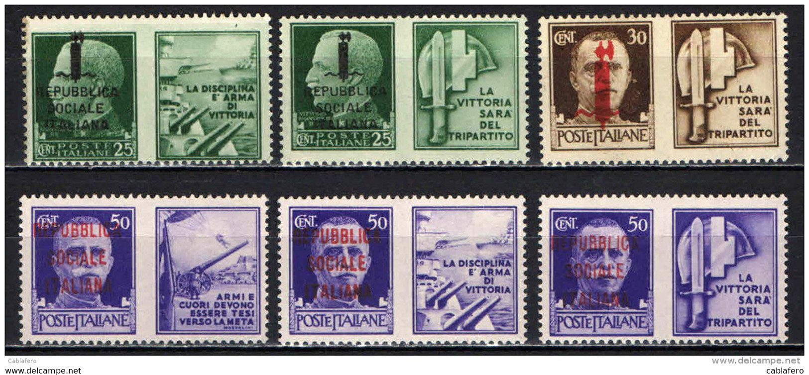 ITALIA RSI - 1944 - PROPAGANDA DI GUERRA -  MNH - Propaganda Di Guerra