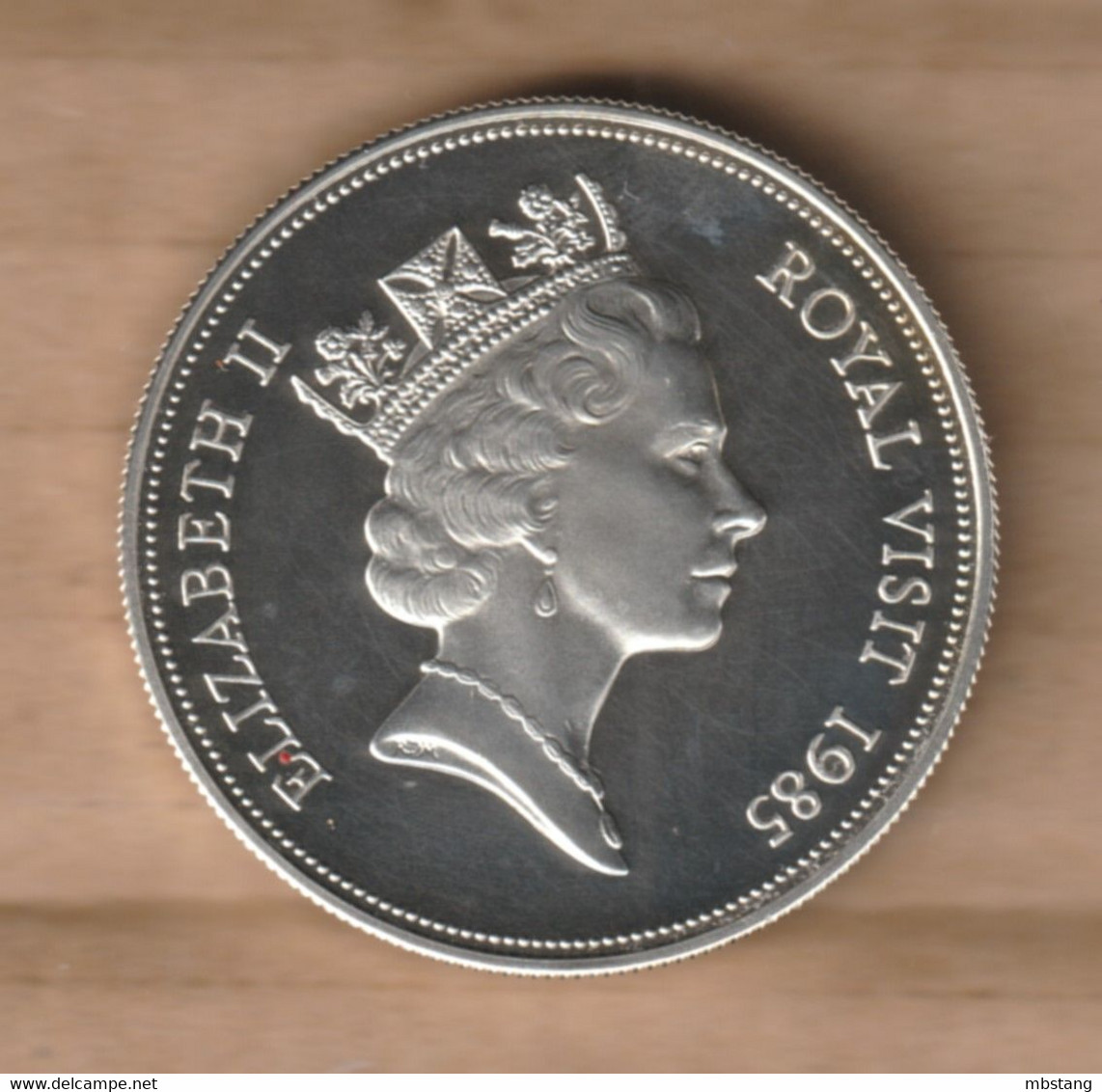 BELIZE  25 Dollars -  (Royal Visit) 1985  Silver (.925) • 28.28 G KM# 78 - Belize