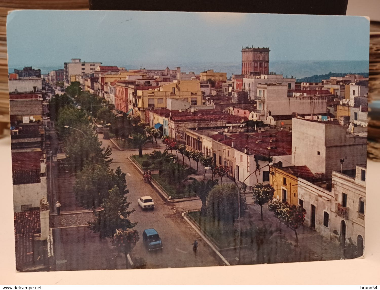 Cartolina Bernalda Provincia Matera Corso Umberto Anni 70 - Matera