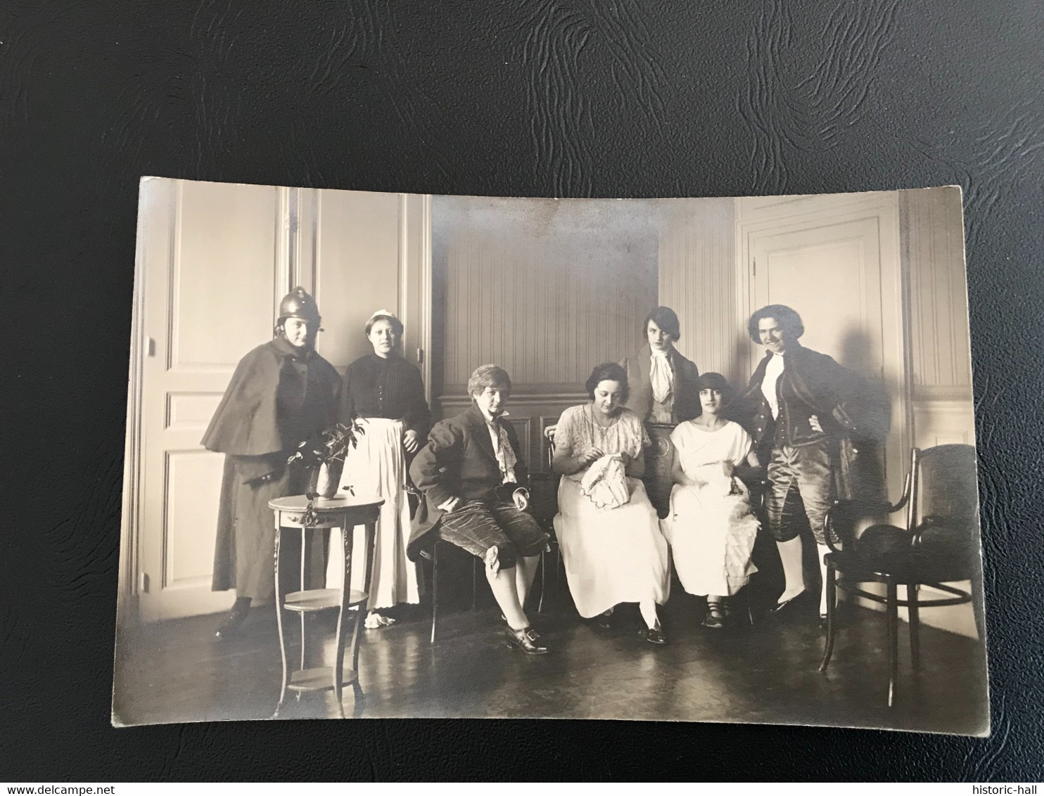 Carte Photo - 1924 - College STE CATHERINE TONNERRE (Yonne)  - Couture Costumes Carnaval - Carnaval