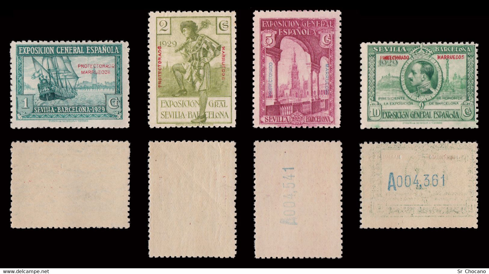 España.MARRUECOS.1929.Expo Sevilla Barcelona.Serie.MH-MNH.Edifil 119-131 - Marruecos Español