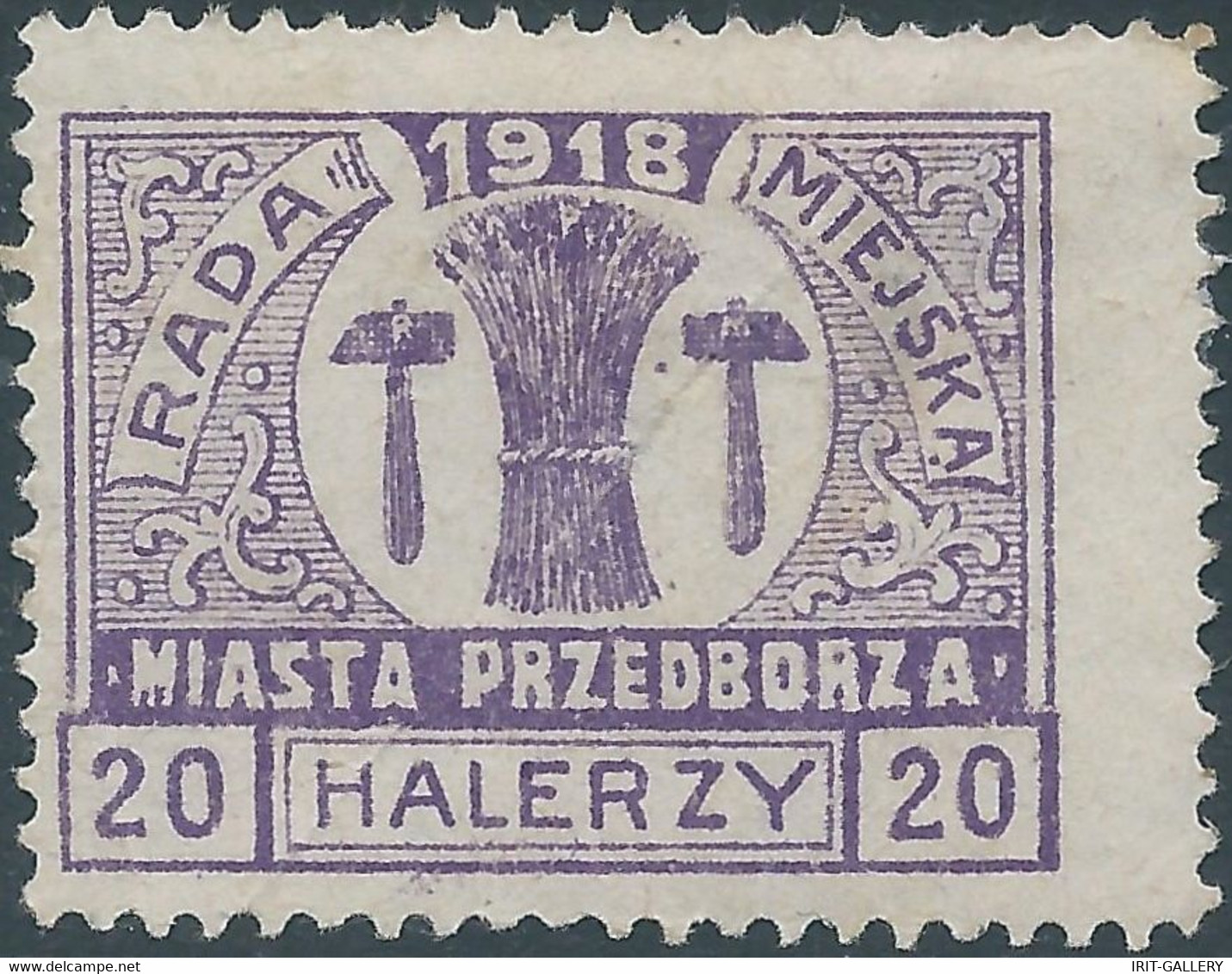 POLONIA-POLAND-POLSKA,1918 MUNICIPAL COUNCIL MIASTA PRZEDBORZA 20  Halerzy,Mint - Sonstige & Ohne Zuordnung