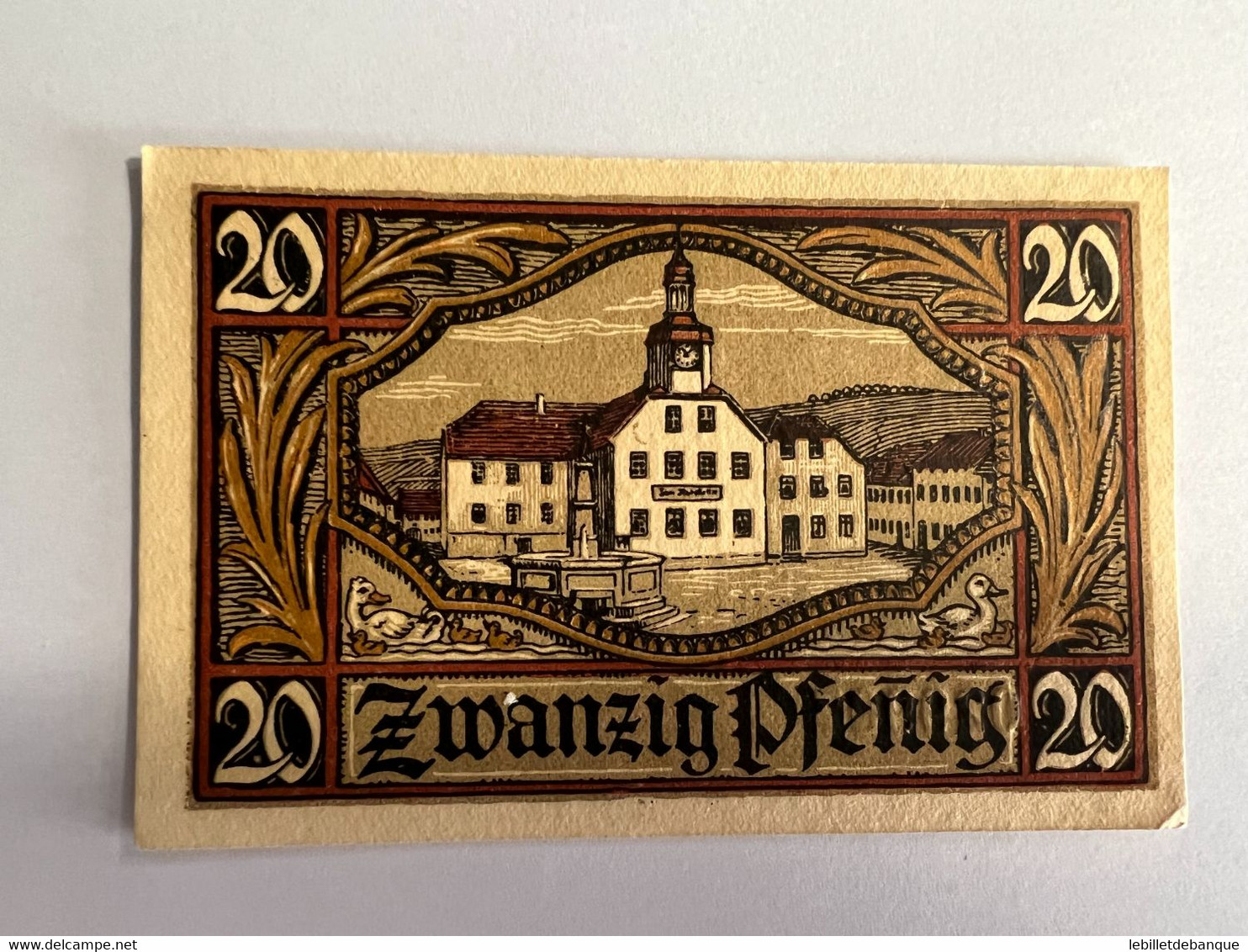 Allemagne Notgel Remba 20 Pfennig - Collections