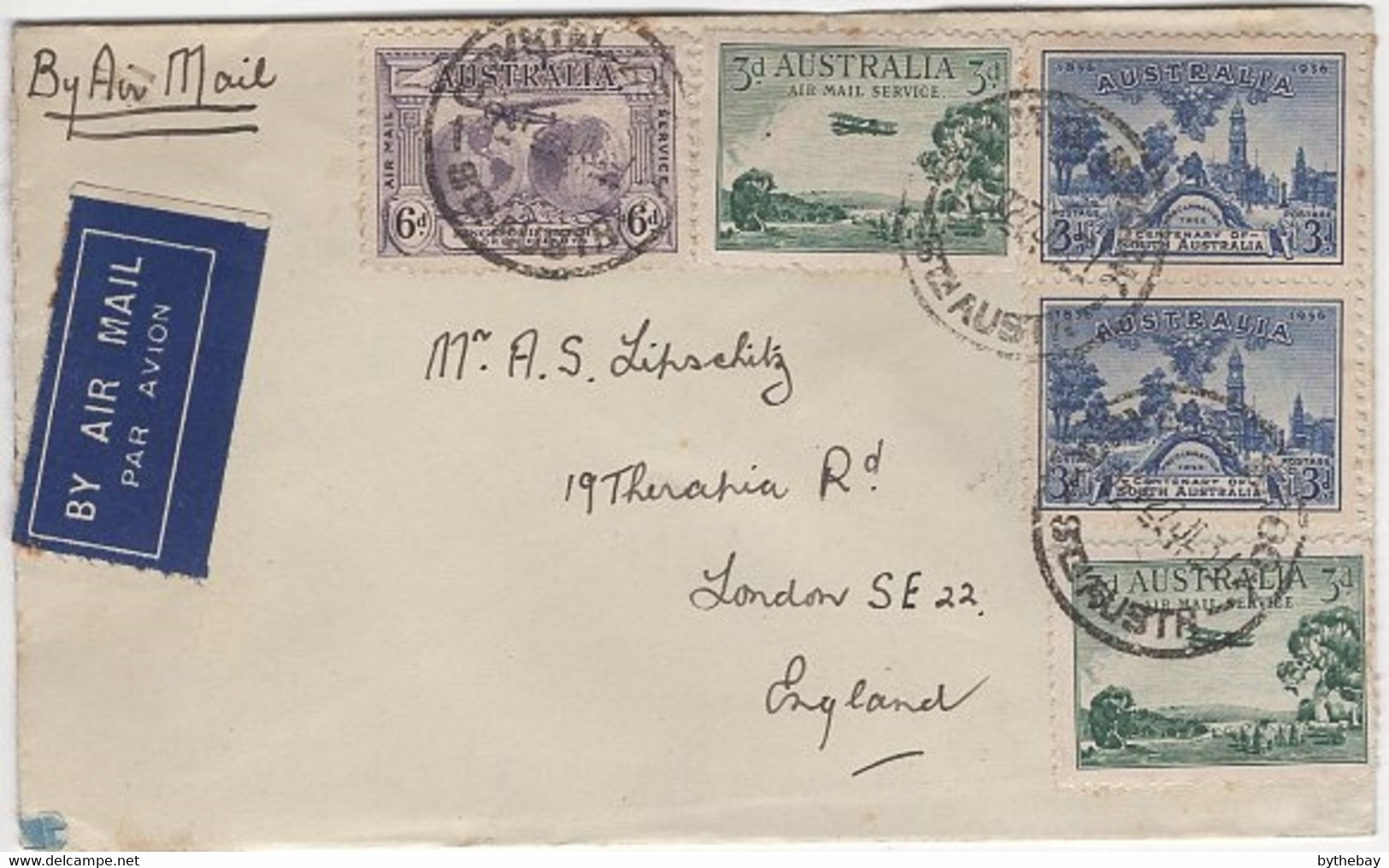 Australia To England 1931 Cover Airmail - Cartas & Documentos