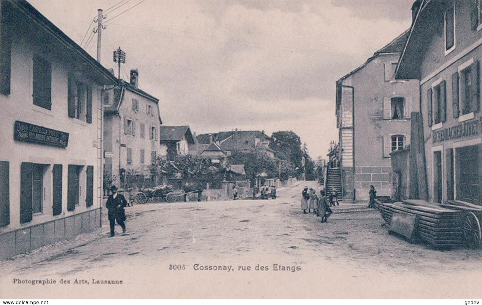 Cossonay VD, Atelier De Tonnelier Rickenbacher-Juvet, Boulangerie Castella Piguet, Rue Des Etangs (3006) - Cossonay