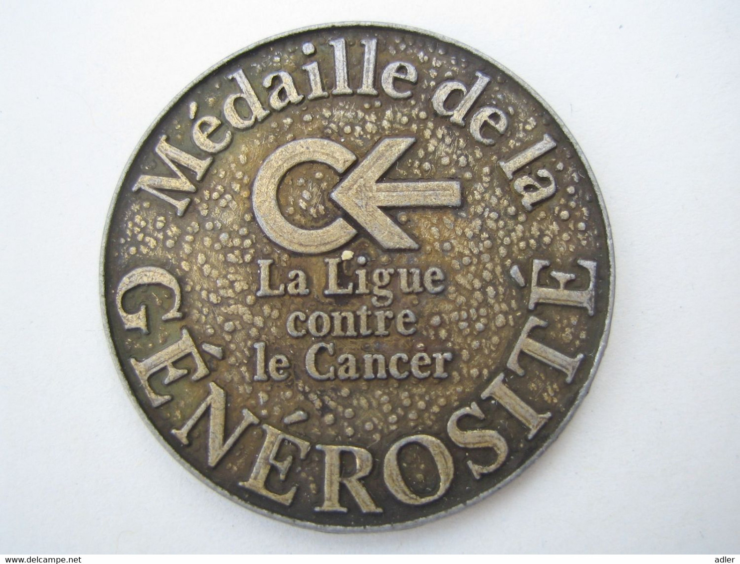 *** MEDAILLE LA LIGUE CONTRE LE CANCER *** - Professionnels / De Société