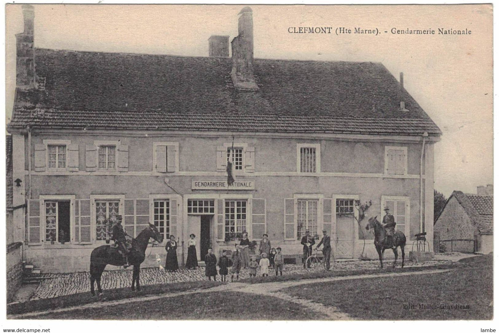 52 - CLEFMONT - Gendarmerie Nationale - Clefmont