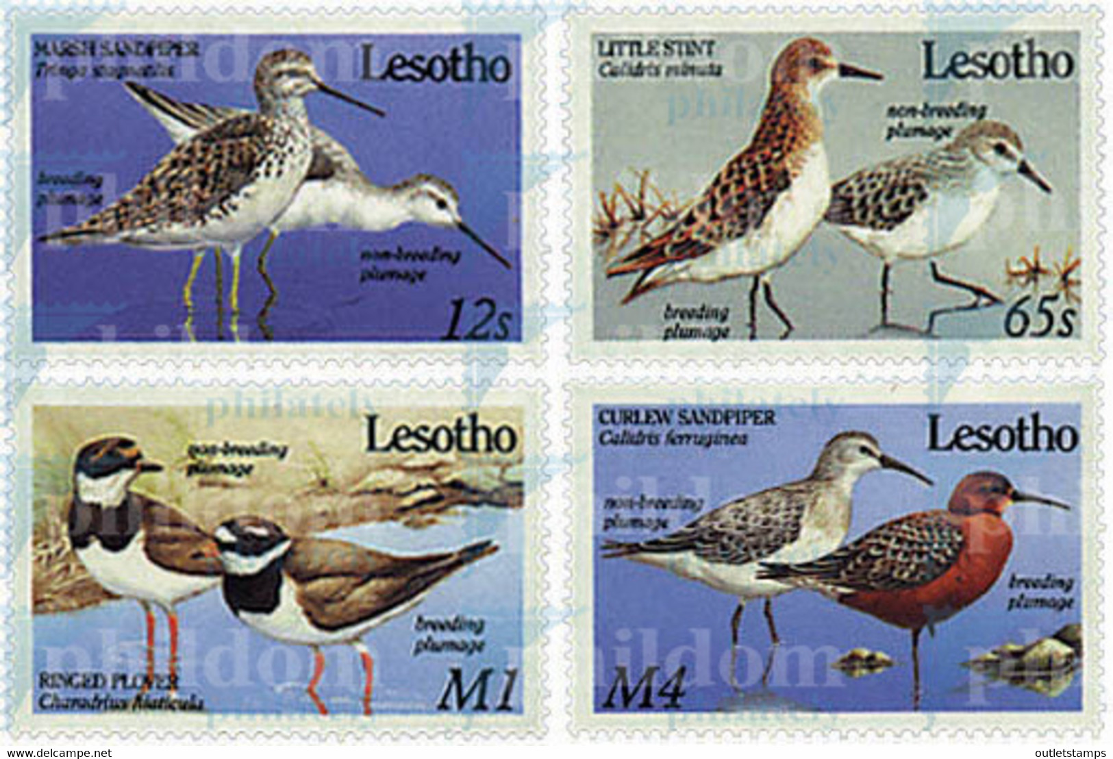 31547 MNH LESOTHO 1989 FAUNA - Lesotho (1966-...)