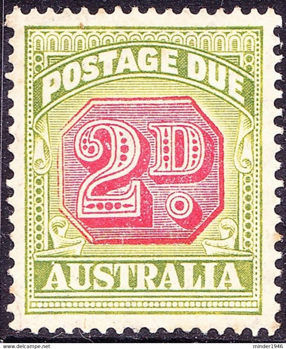 AUSTRALIA 1938 KGVI 2d Carmine & Green Postage Due SGD114 MNH - Segnatasse