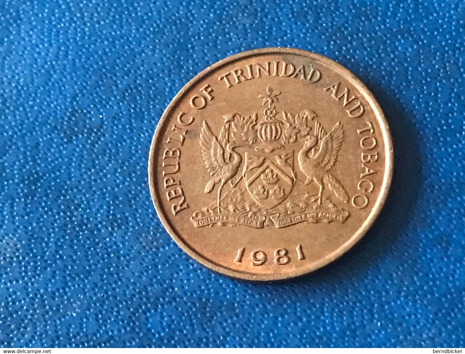Münze Münzen Umlaufmünze Trinidad & Tobago 1 Cent 1981 - Trinidad & Tobago