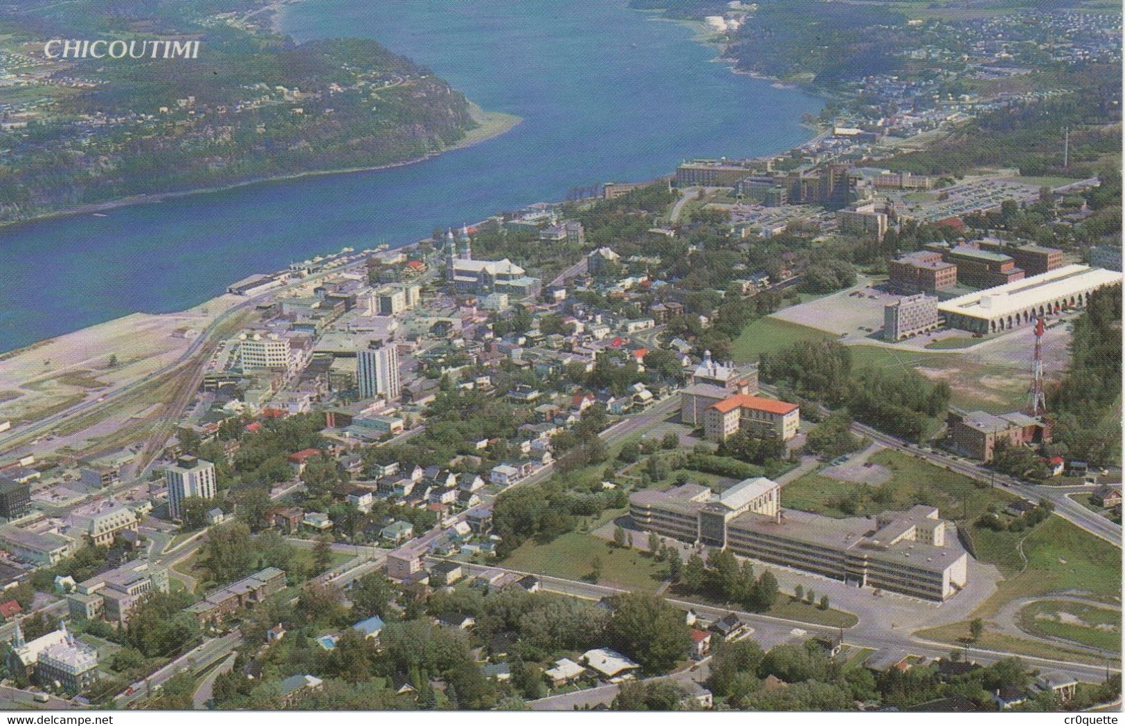 CANADA - QUEBEC - SAGUENAY  / PANORAMA AERIEN De CHICOUTIMI Vers 1990 - Chicoutimi