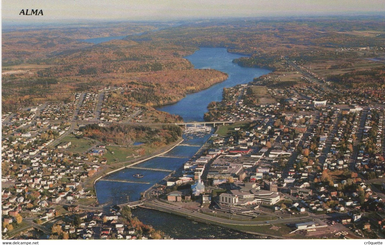 CANADA - QUEBEC - SAGUENAY  / ALMA / PANORAMA AERIEN Vers 1990 - Saguenay